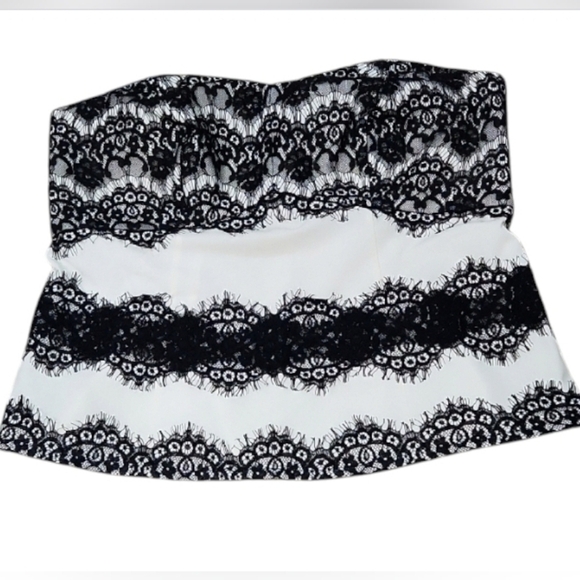 Lane Bryant Strapless Lace Corset - Picture 1 of 3